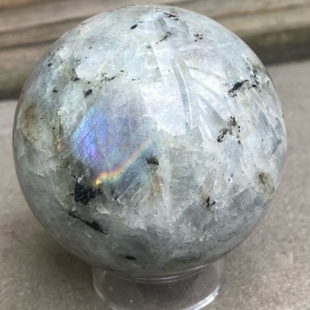 Labradorite Sunset Sphere - Picture 2 of 12